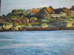 L'île Saint Michel, 20 x 30 cm, 2017 (collection privée)