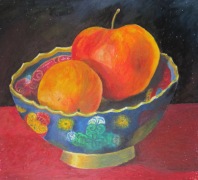 Deux pommes - 25 x 23 cm - 2021