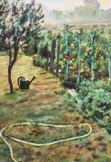 Le potager de Lucien n°2, 21x29,7 cm,