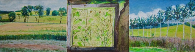 Les haies- 55x15cm